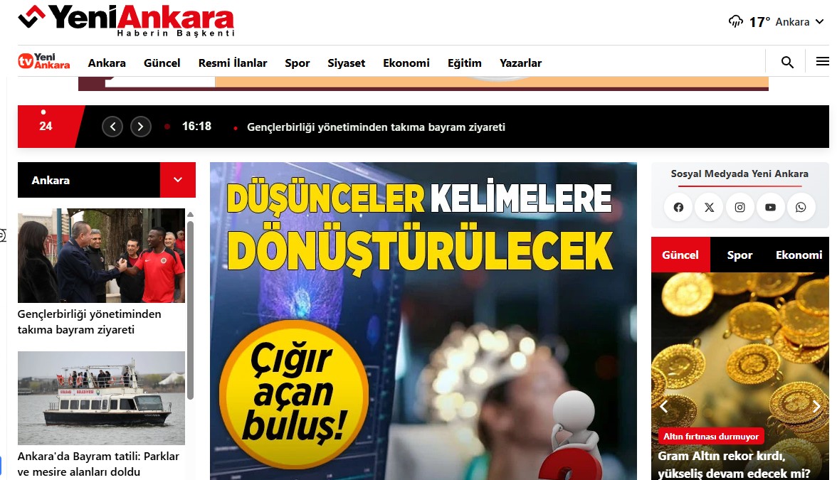 Ankara Haber - Yeniankara.com.tr